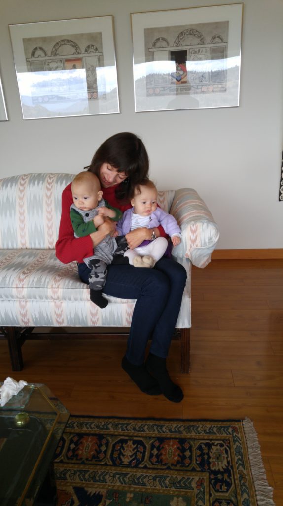 Grandma with Eileen and Ewan