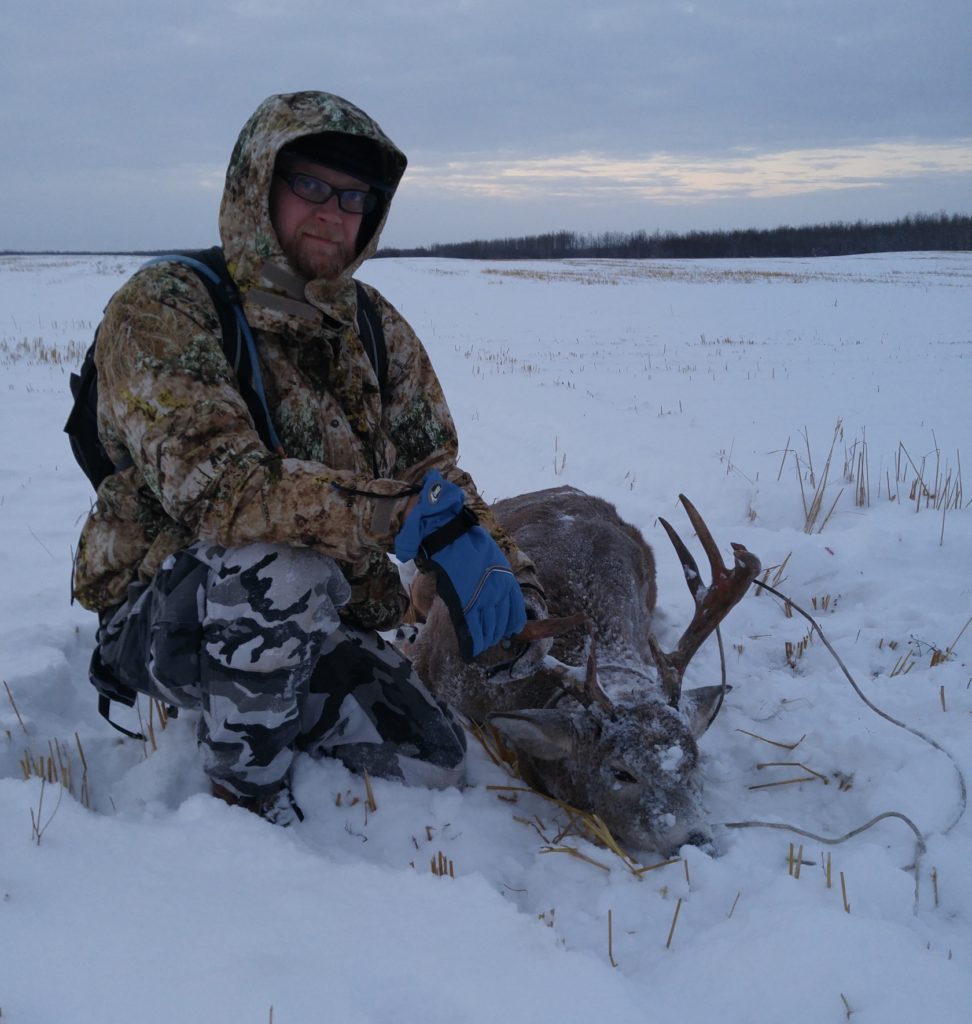 Davis with his whitetail buck