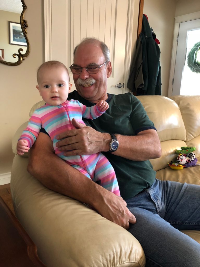 Eileen with Grandpa Shivas