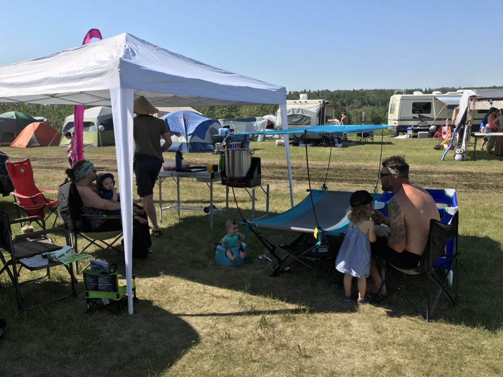 Serving Soup & Sandwiches at Camp Faerie Tribe