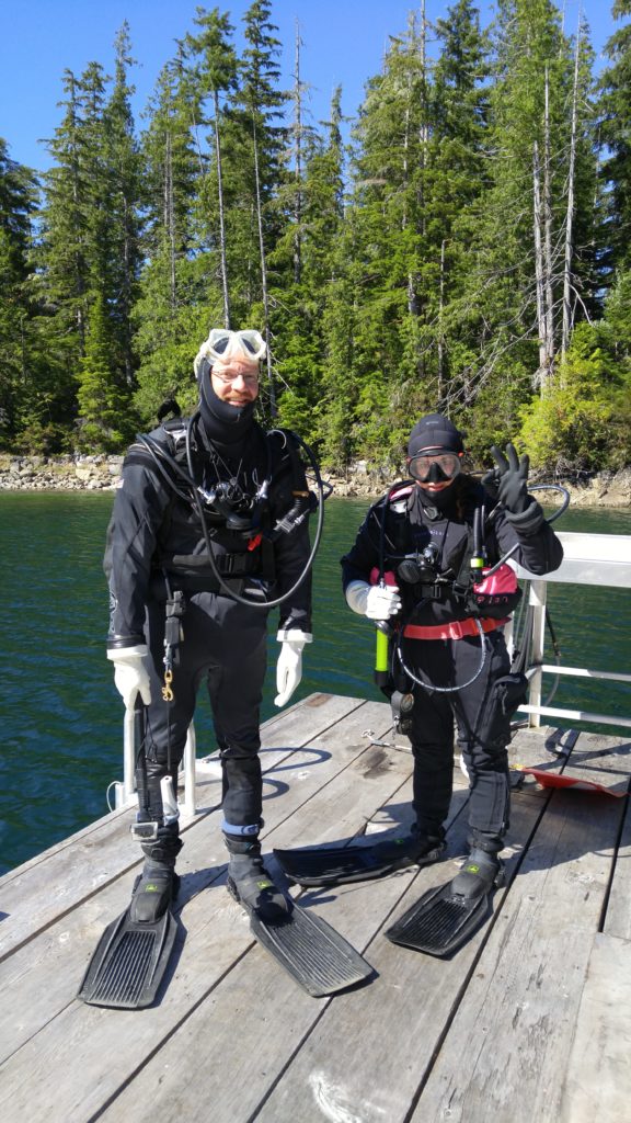 Kyle & Janet ready to dive